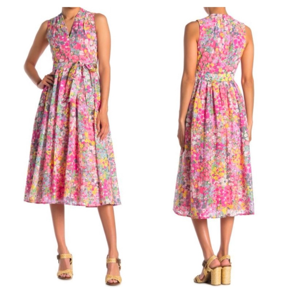 Kate Spade Floral Dots Burnout Dress